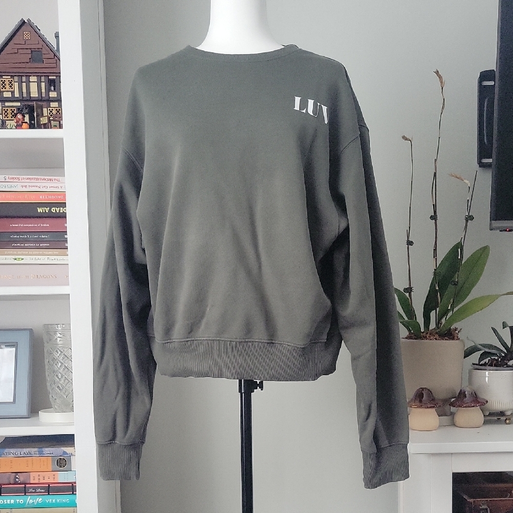 Brunette The Label Olive Crew Neck Sweater